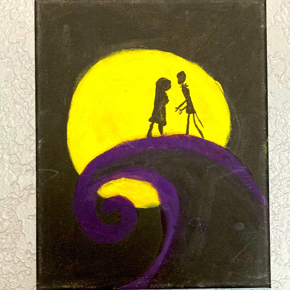 Nightmare before Christmas painting